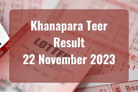 Khanapara Teer Result today: March 22, 2022 first and second round n.